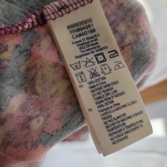 Hollister Floral Fit and Flare Mini Dress - Pink and Blue Women's Size Small - Picture 8 of 8